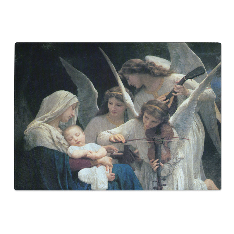Song of the Angels by William Adolphe Bouguereau Chopping Board, 0.4cm H x 28.5cm W x 39cm L