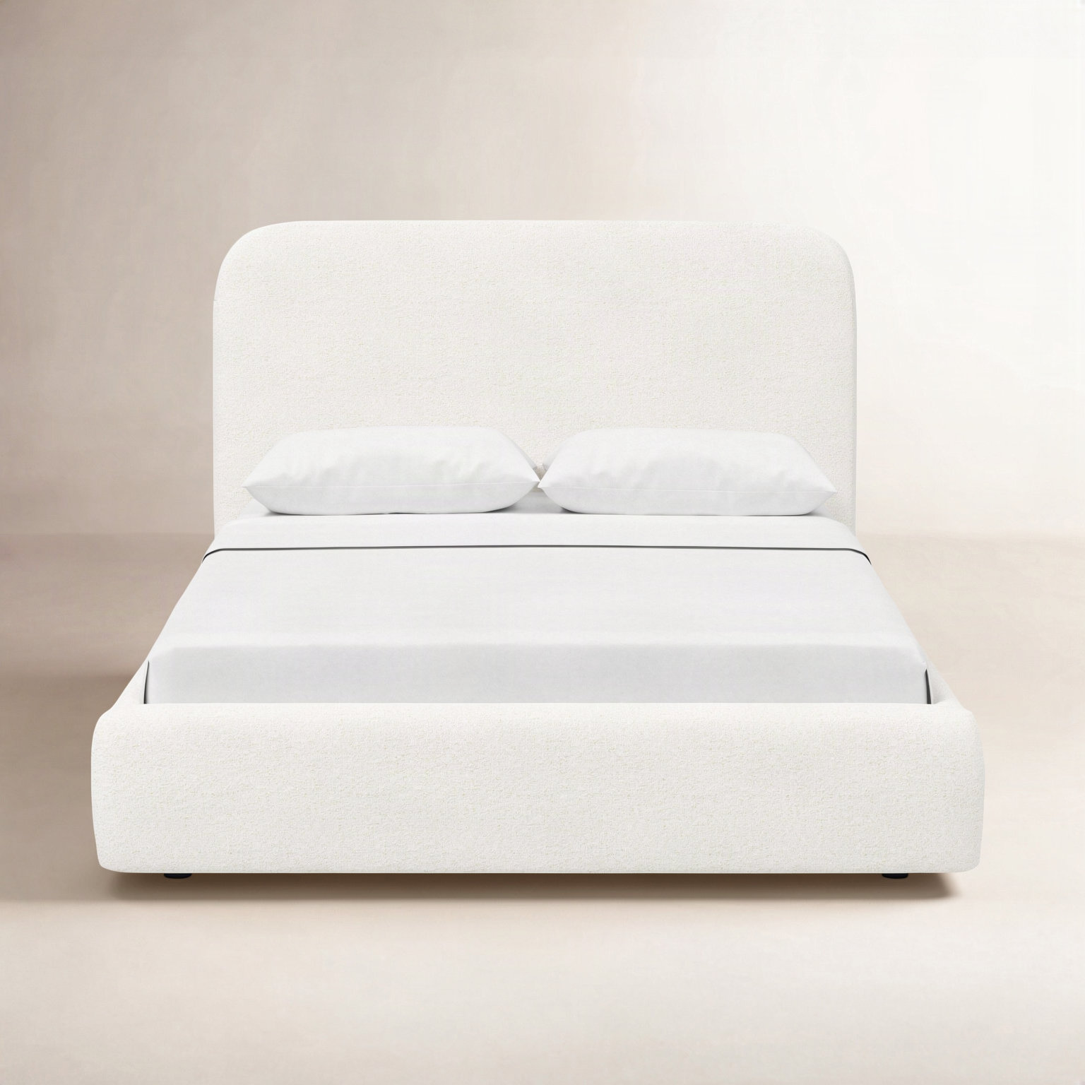 Cleophus Tall Platform Bed, Queen, White