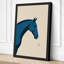 Horse in Contemplation Japandi 1 Piece Wrapped Canvas Wall Art-804756117-804756123