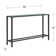 Lathem Glass Top Console Table