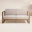 Moorefield 63" Wide Outdoor Loveseat with Cushions