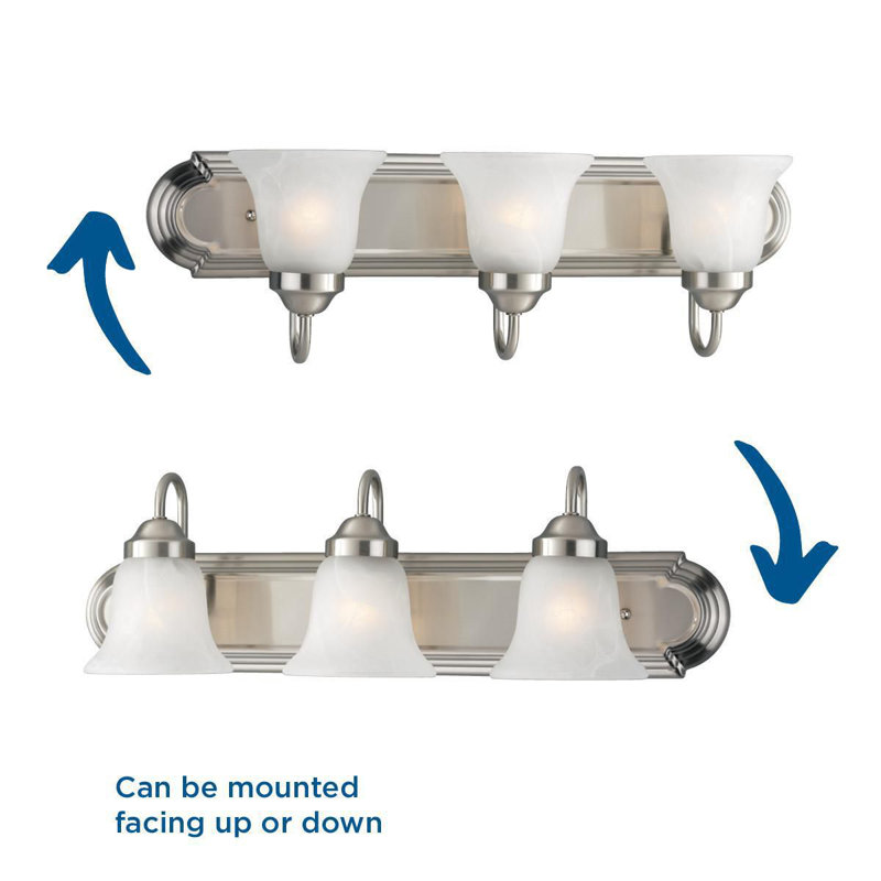 Kartik 3 - Light Dimmable Vanity Light, Brushed Nickel