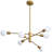 6 - Light Dimmable Sputnik Spider Chandelier-996105782
