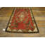Antique American Hooked Rug American Coral 1900s