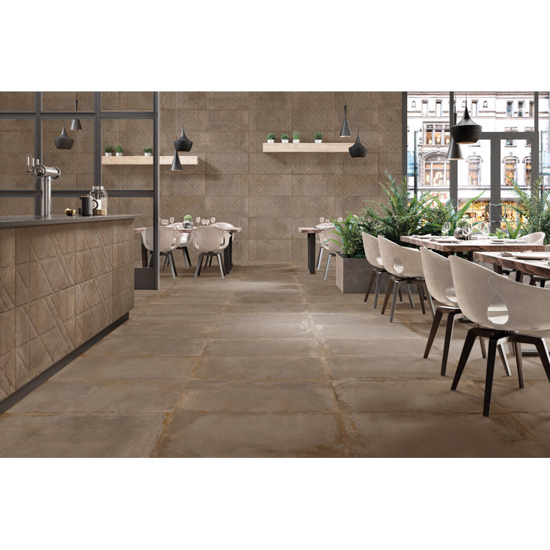 Mirage 18" x 36" Porcelain Tile, Copper