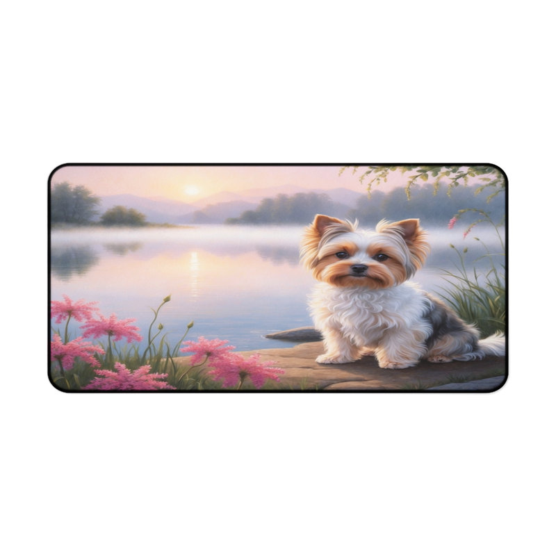 Polyester Desk Pad, 14.4x12.1