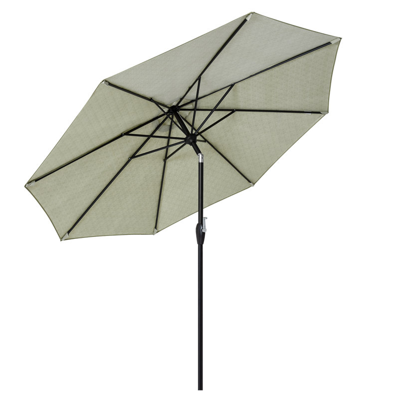 Parasol de marché 9 pi Lagunitas, Vert clair