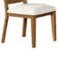 Ensemble de 2 chaises d'appoint Zivy, dossier en sablier, bois de chêne brun rustique