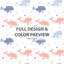 Ensemble de literie 3 pièces Kids Ocean Animals - Housse de couette et coussin décoratif-124207504