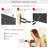Barkan 21'' Long TV Wall Mount, 13-65 inch Full Motion Articulating - 4 Movement Premium Flat/Curved Screen Bracket, Holds up to 80lbs, Extremely Extendable, Fits LED OLED LCD