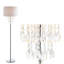 Lampe sur pied 61 po Largent
