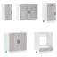 8 Piece Kitchen Cabinet Set Kalmar Engineered Wood-88512060