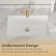 TOBILI 15.75'' White Ceramic Rectangular Bathroom Sink with Overflow