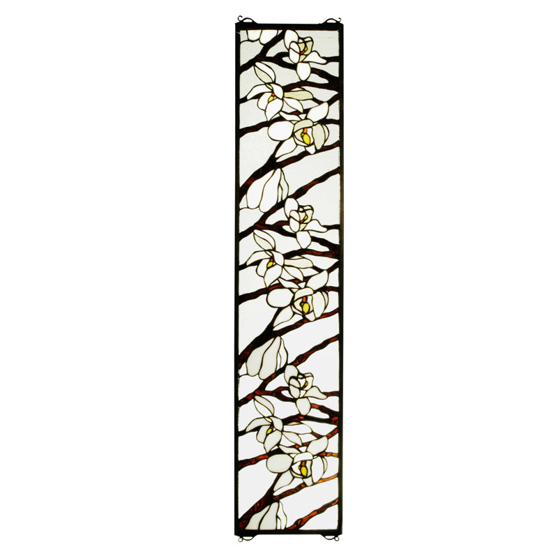Tiffany Magnolia Stained Glass Window