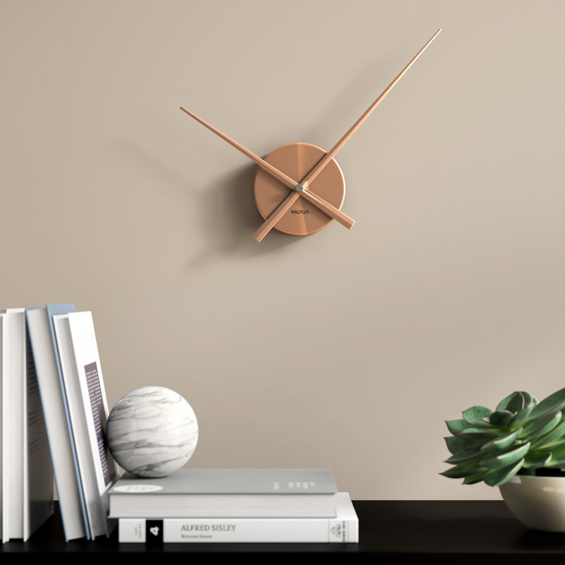 Barrientez Classic Wall Clock, Copper
