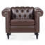 Canapé à accoudoirs carrés 38,98 po Daintin-1512793958
