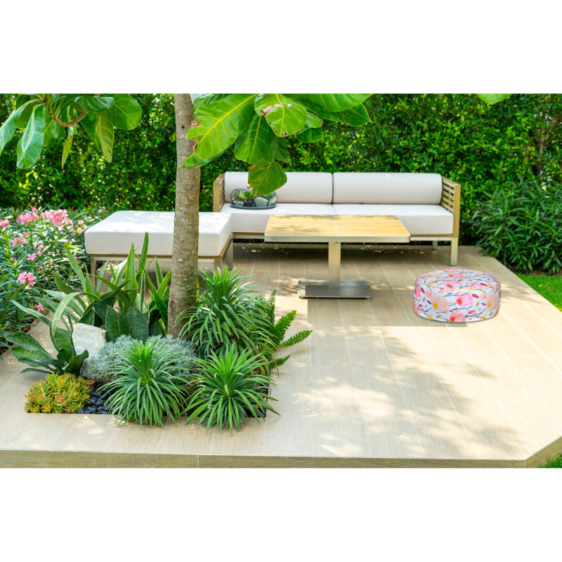 Ih Casadecor Upholstered Outdoor Ottoman