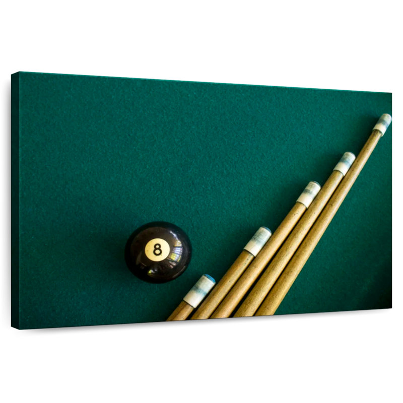 Senne Billiard Ball And Sticks, 20" H x 30" W