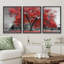 Arbre rouge sur fond de parc noir et blanc-96384564-96384573