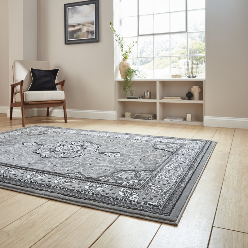 Heritage area rug Machine Woven Silver, Rectangle 280 x 380cm