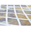 Tapis unique en laine noué à la main de style anatolien bleu / brun clair 5 pi 3 po x 6 pi années 2010 Phyllida