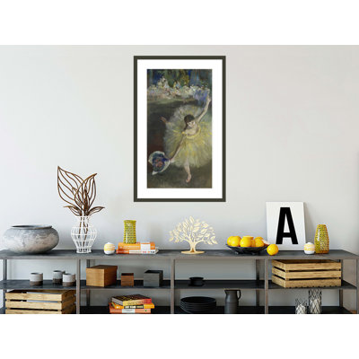 «End of an Arabesque» par Edgar Degas, impression giclée encadrée
