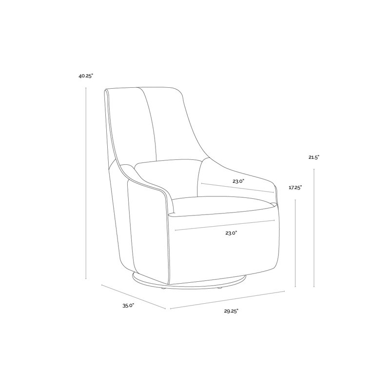 Swivel Lounge Chair