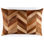Canvello Genuine Cowhide Leather Decorative Throw Pillows - Handmade Patchwork Boho Accent Pillows For Sofa, Couch, Bed, Chair - Western Southwestern Farmhouse Pillow Covers With Feather Down Insert Included