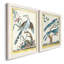 Toile encadrée Pastel Birds V Premium - prête à être accrochée-522629550-522629548