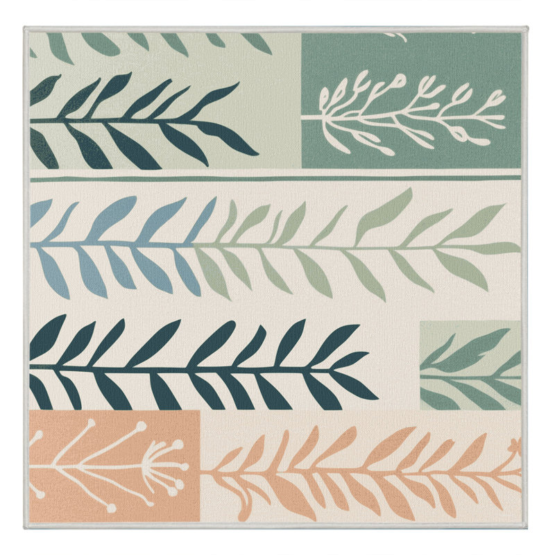 Evergreen Dreams Rug, Square 4'