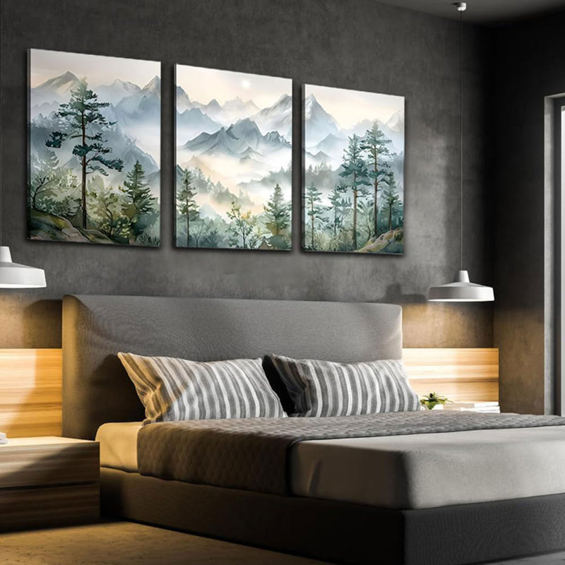 3 Piece Wrapped Canvas Wall Art