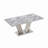 70'' Rectangle Faux Marble Dining Table-684083808-684083811