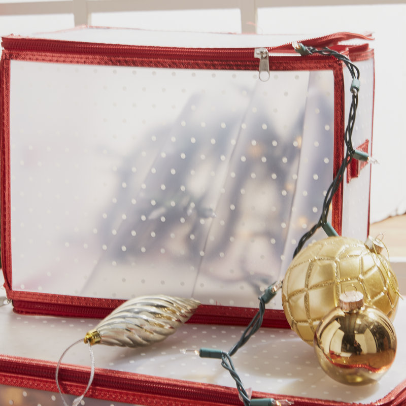 Rangement pour lumières des Fêtes, Rouge