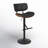 Pehrson Swivel Height Adjustable Faux Leather Mid-Century Bar Stool-571361725