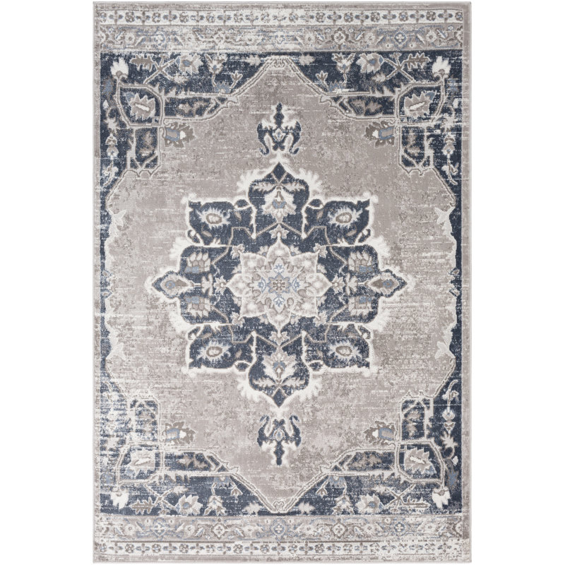 Gittens Oriental Indoor Rug, Rectangle 6'6" x 9'2"
