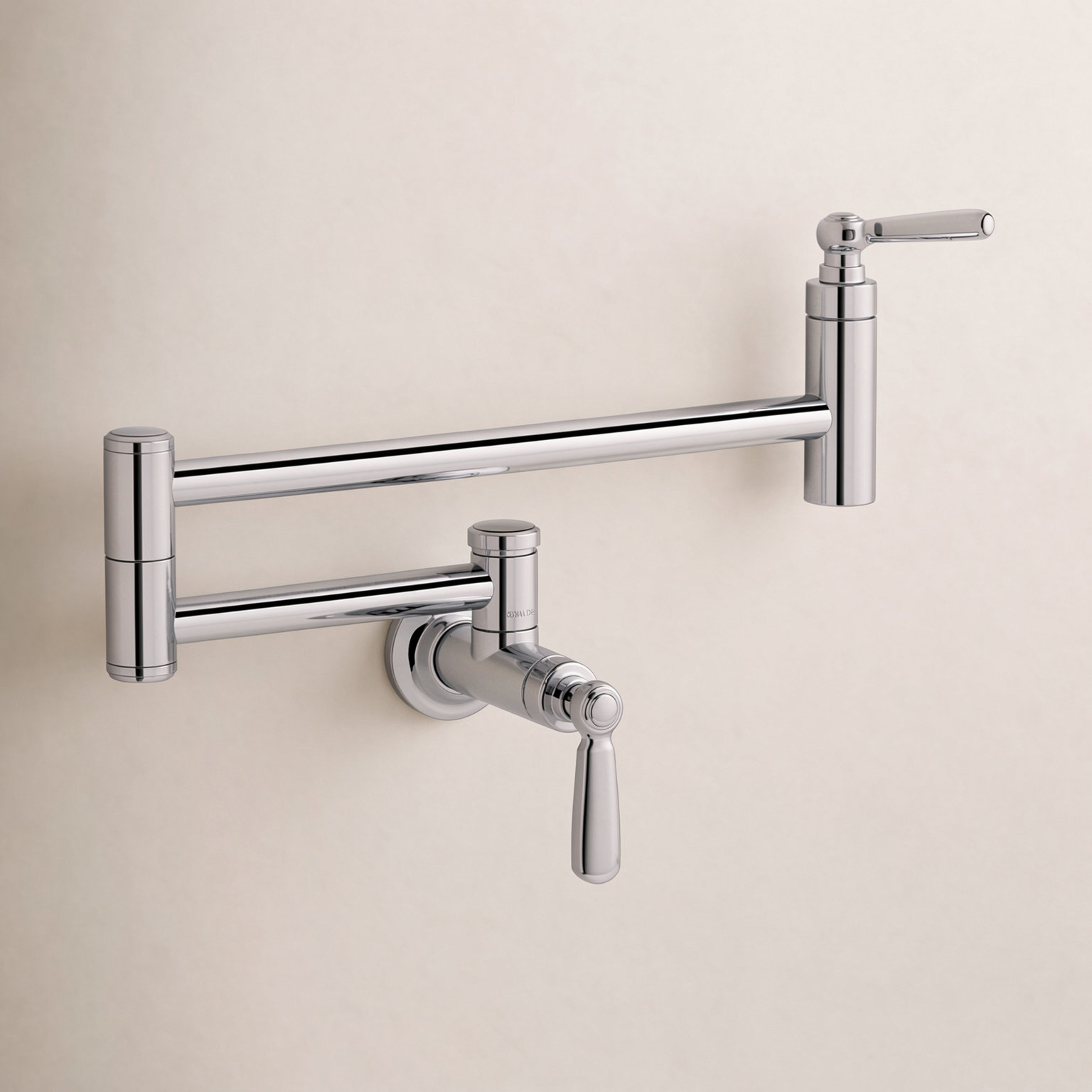 Edalyn Wall-Mount Pot Filler Faucet, Polished Chrome