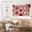 Motifs hexagonaux rouges Kerner-107723172