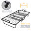 Matelas et cadre de lit moelleux en mousse viscoélastique 5 "Alwyn Home Saumur-607989658