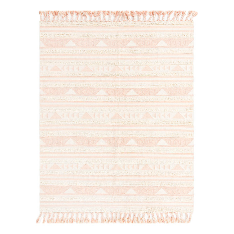 Tapis rose à motif de siphon Arnfinn