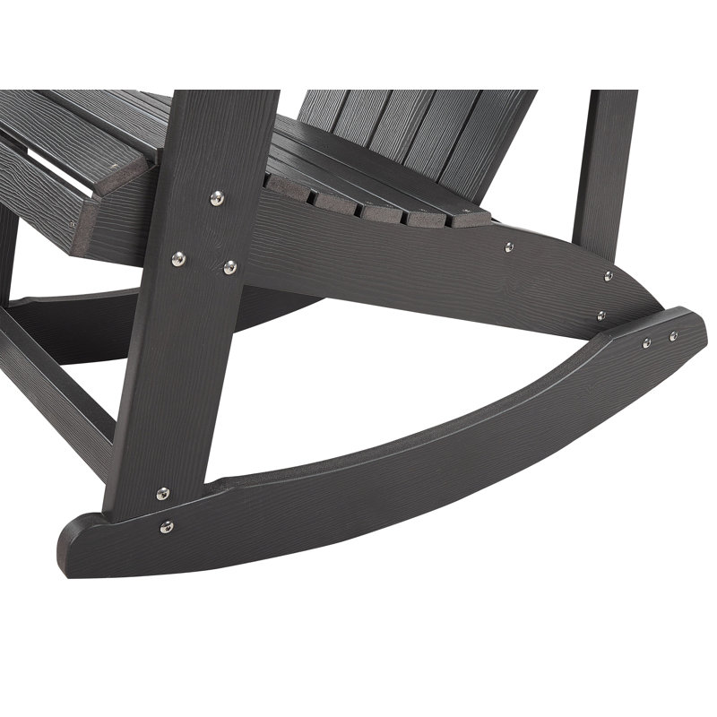 Jost Plastic Rocking Chair, Dark Grey