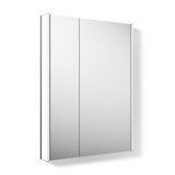 Maxstow Surface Mount Frameless Medicine Cabinet with LED Lighting