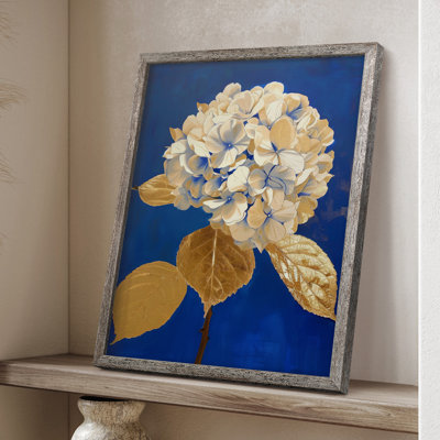Reproduction encadrée FLORAL Series Lxxxii - bois massif