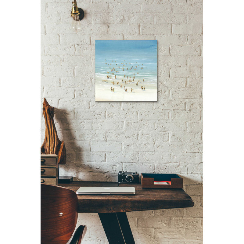 «Ocean Swim II» par Tim O'Toole, art mural en verre acrylique, H 12 po x l 12 po x P 0,13 po