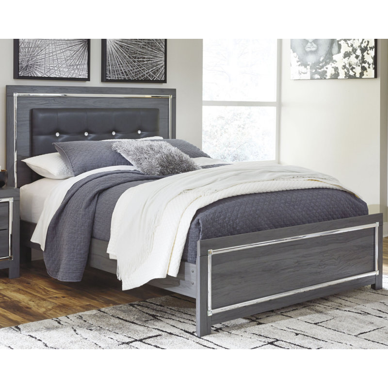 Layeska Upholstered Bed, Queen