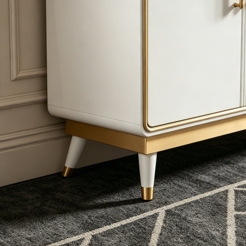 Buffet en pierre frittée de grande capacité, H 41,73 po x l 59,06 po x P 15,75 po, Cream