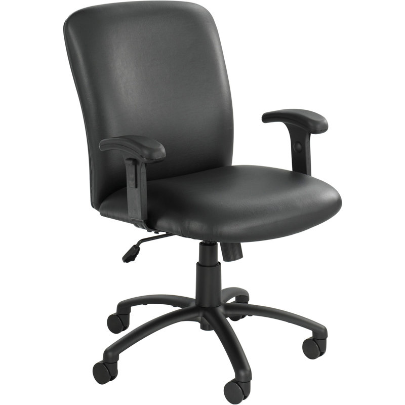 Black Adjustable Height T-Pad Arms for Big & Tall Chairs