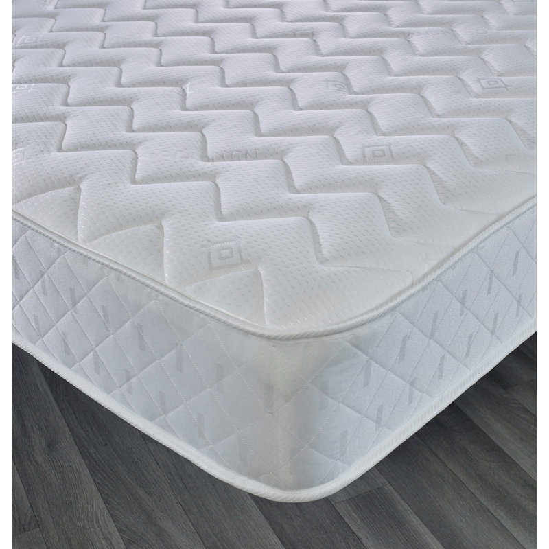 Carine White Noise Open Coil Mattress, Small Single (2'6)