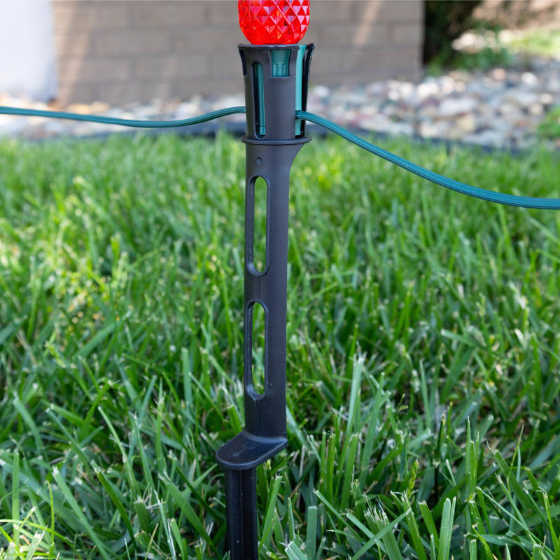  Christmas Light Stakes, paquet de 25
