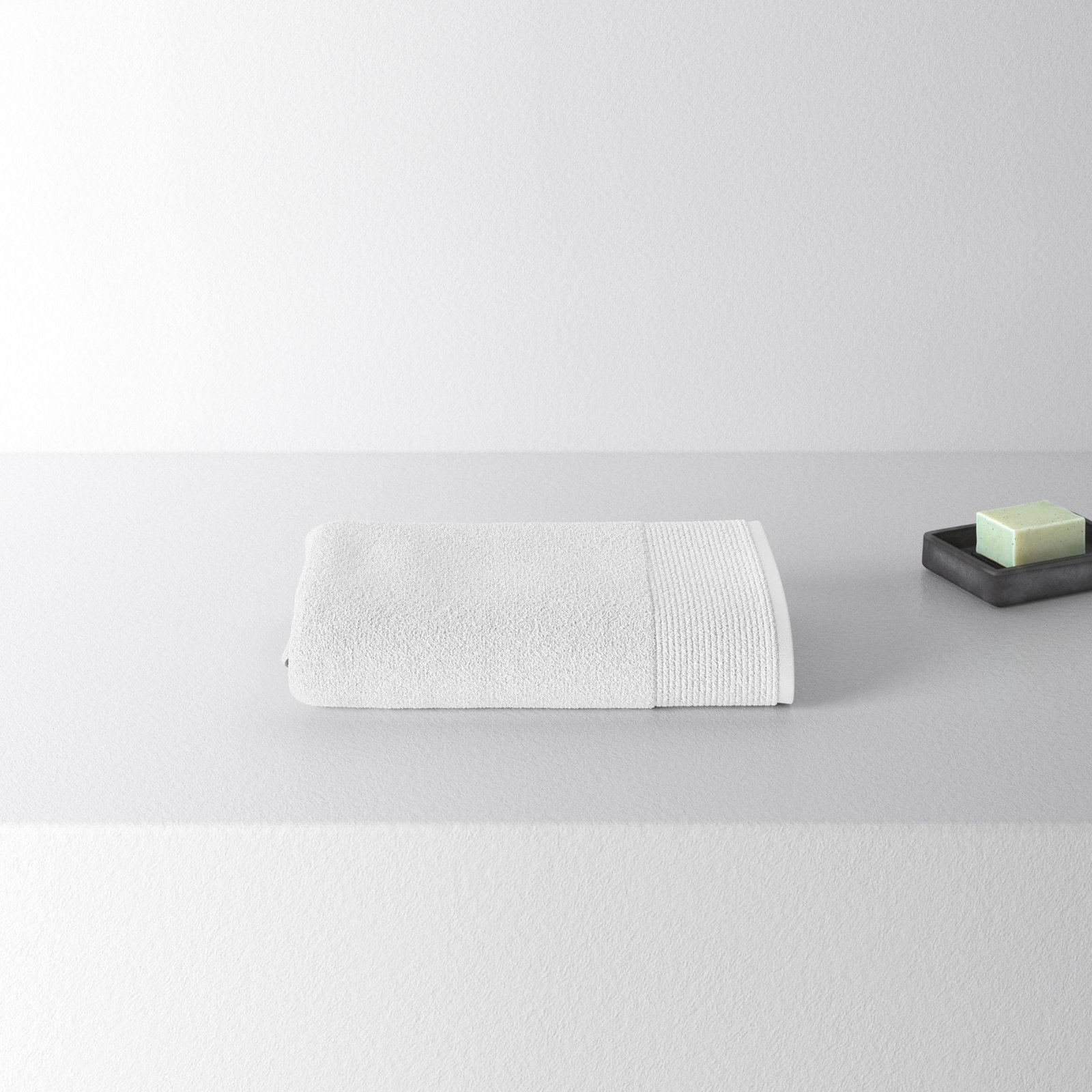 Maven Bath Towel, White
