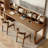 Nut-brown Rectangular Solid Wood desk-1144789655